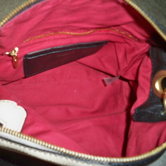 Hammitt Bryant Contrast/Brushed Gold Hammered Medium, EUC!! $475 - Picture 4 of 5